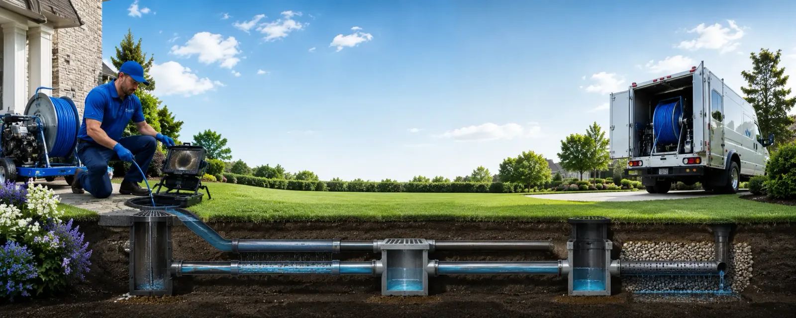 Outdoor drain cleaning information for Crescent, OK